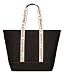 Victoria's Secret Black Canvas Signature Tote