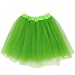 Adult Size 3-Layer Tutu Skirt - Princess Costume Ballet Party Warrior Dash/Run (Lime Green)