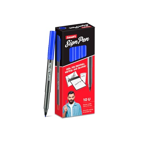 Luxor Sign Pen (New) Blue (10’s Box)