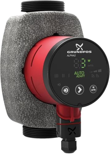 Grundfos Heizungsumwälzpumpe ALPHA2 230 V, PN 10, 180mm Typ 32-60, Rp 1 1/4Z