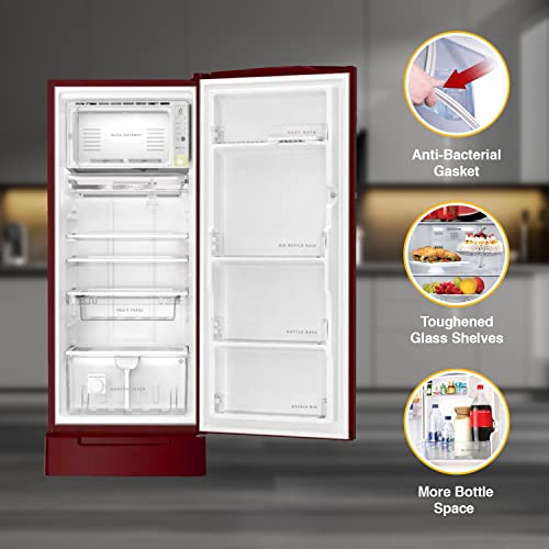 Image of Whirlpool 192 L 4Star Direct Cool One-Door Refrigerator (IMPRO ROY INV 215 4s, WINE ANTELIA-Z, Inverter, 2023 Model)