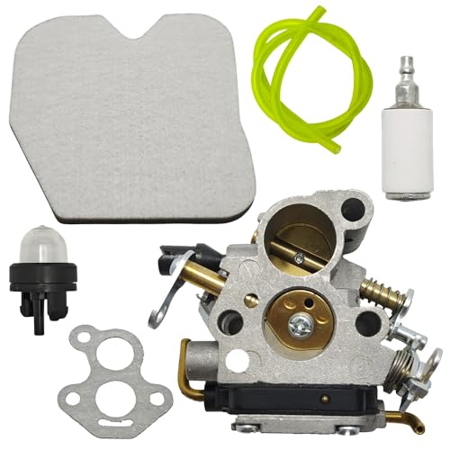 RUURUU Kit de carburador con Zama C1T-W33C para Husqvarna 235 235E 236 236E 240 240E McCulloch CS340 CS380 Reemplazo