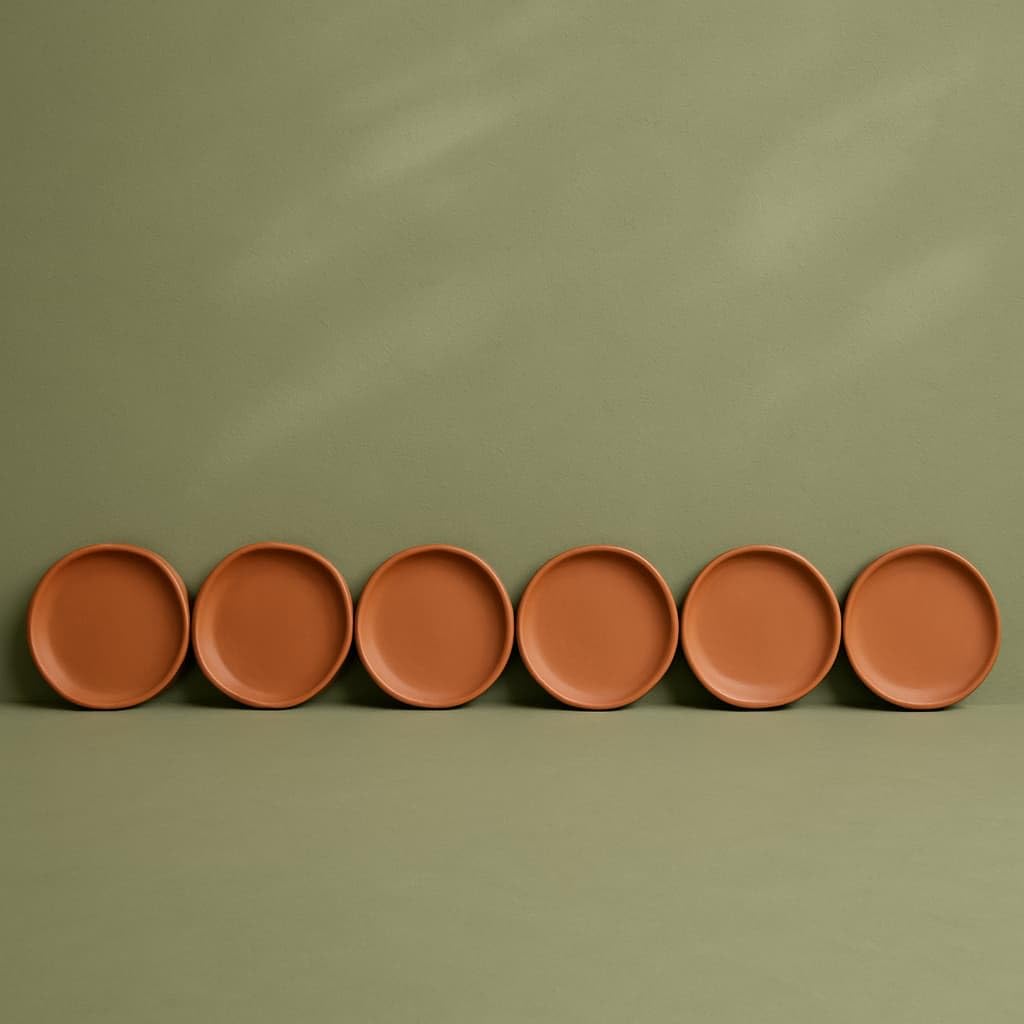 Terracotta Wall Plates - Handcrafted Rustic Décor -11