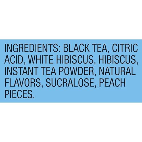 Image of Lipton Ice Tea Infuse Black Tea Peach Cold Brew Tea Bags for On-The-Go or At Home 10 Tea Bags (Pack of 9)