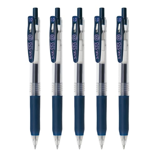 Bolígrafo Gel Zebra P-JJE15-FB5-AZ Set 5 Azul Negro 1.0mm