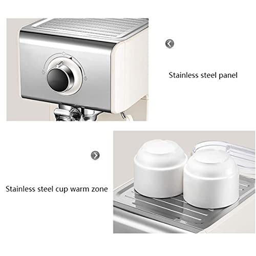 VVHUDA Espressomaschine, 20-Bar-Espressomaschine mit Milchaufschäumstab und kompaktem Design, professionelle Espresso-Kaffeemaschine für Cappuccino und Latte (Farbe: B) small Gift