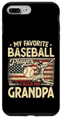 ���B���e�[�W�}�C�t�F�C�o���b�g�x�[�X�{�[���v���C���[Calls Me Grandpa US�t���b�O �X�}�z�P�[�X iPhone 7 Plus/8 Plus �p
