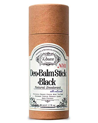 Rosece Natural Deodorant, Aluminum Free, Vegan, Cruelty Free, Eco Friendly 1.7 fl oz (Patchouli, Orange, Ginger)