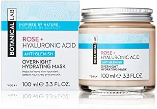 Botanical Lab Rose Overnight Hydrating Face Mask 100ml | with Hyaluronic Acid