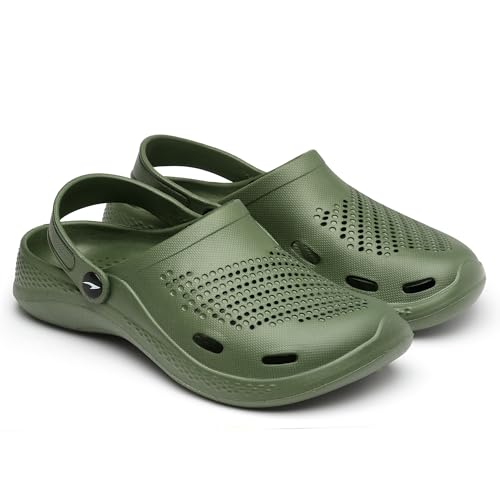 Image of ASIAN Men's AGC-11 Trendy Stylish Fashionable Clogs | Sandals with Lightweight Regular wear Casual Clogs with Ultra Soft & Flexibility Technology Clogs for Men's & Boy's