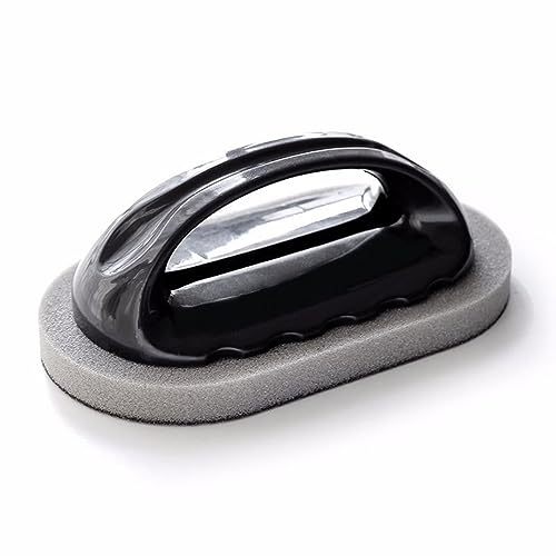 Cepillo de Limpieza de Cocina, Cepillo de esmeril de Esponja de 5, 51x3, 15, Esponja portátil con Mango, Limpieza Reutilizable para Suministros de Cocina .-