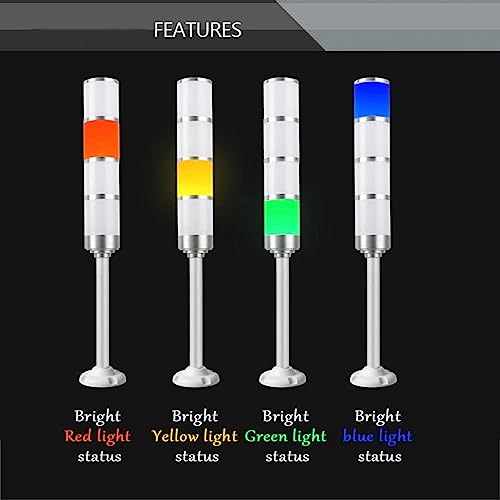 Luz de advertencia industrial para evitar paradas críticas en maquinaria y equipos CNC modernos 4