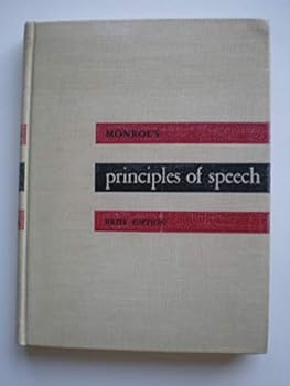 Hardcover Monroe's Principles of speech Book