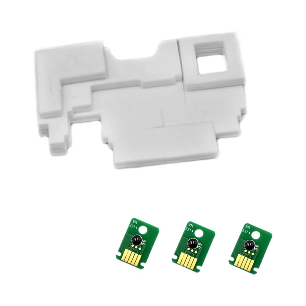 Maintenance Tank Sponge And Chip Compatible With G1420 G2420 G2460 G3420 G3460 G1520 G2520 G2560 G3520 G3560 G3620 G3660 G1820(Sponge W 3PC chip)