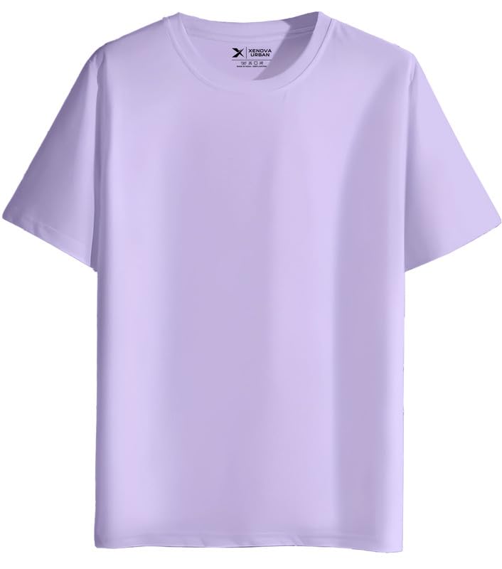 Image of XENOVAURBAN Unisex Regular Cotton Solid Color Tshirt