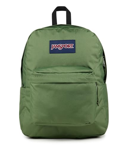 Image of JanSport Superbreak Backpack - Durable, Lightweight Premium Backpack, Cargo Green