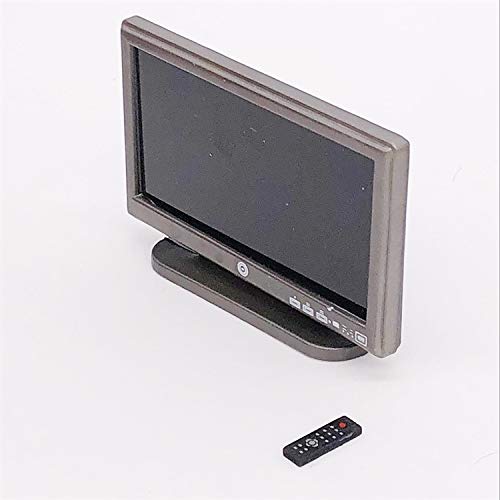 Sxfse Doll House Tv, 1:12 Scale Dollhouse Accessories Miniature Furniture Decor Model, Kids Play Toy (Tv) #TOP3