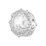 SOUTHPLUS Colgantes y Dijes de Plata 925 con Piedras de Luna, Estrellas Fugaces. Adornos para Pulseras y Collares Europeos. Regalo para Mujeres, Familiares y Amigos (Estrella Fugaz)