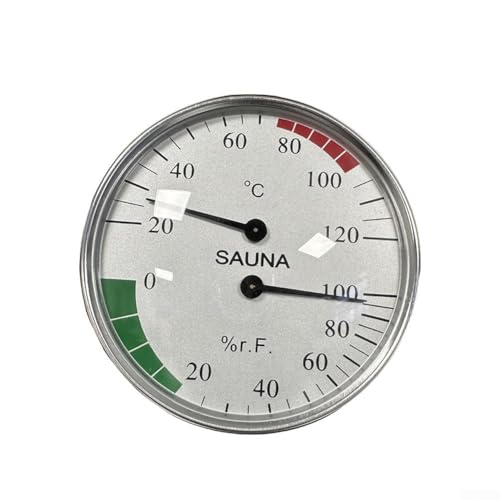 Thermomètre et hygromètre avec contrôle de la température pour salle de sauna au design élégant
