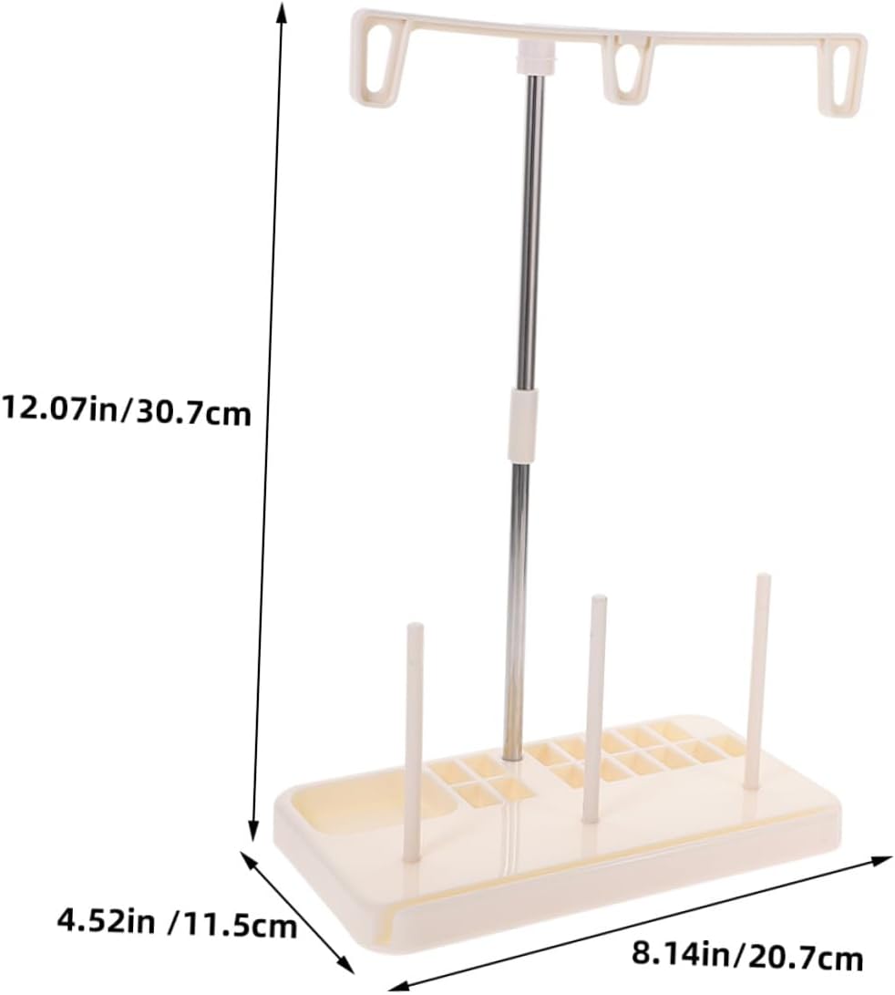 2pcs Sewing Thread Stand for Sewing Machines with Horizontal Spool Holders
