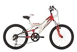 KS Cycling Kinderfahrrad Mountainbike Fully 20“ Zodiac rot-weiß RH 31 cm