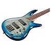 Ibanez Standard SR400EQM-SCB Stained Cosmic Blue - 4-String Electric Bass #3