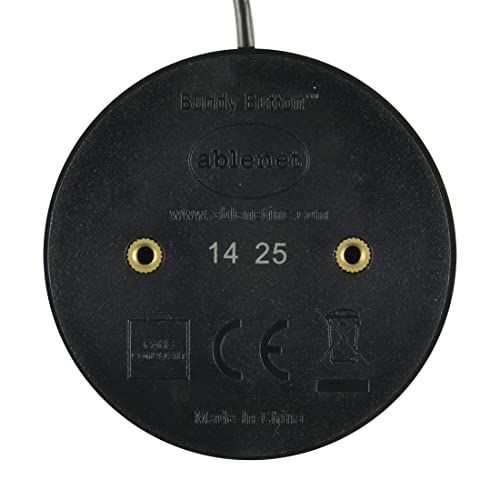 Image of AbleNet Buddy Button Switch Yellow - Assistive Technology Interactive Switch for Communication and Accessible Play - Product# 57500