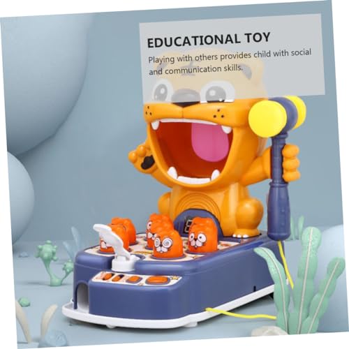 TOYANDONA 3 Pecas Brinquedo bilíngue de tigre jogo de bater brinquedos bater uma bola de brinquedo j