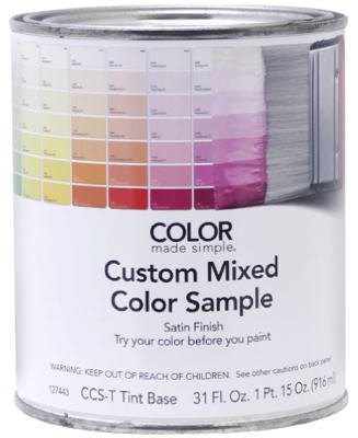 True Value Mfg Company CCST-QT Color Made Simple Custom Color Sample 1 Qt. (Pack of 4)