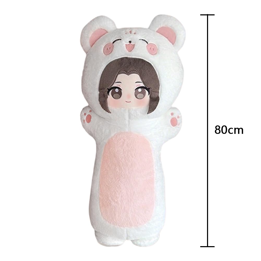 Xie Lian Plüschfiguren, Anime Xie Lian, gefüllte Plüschfigur, 80 cm, weiches Anime-Kissen, Heim-Plüschkissen, Sofa, Dekoration, Bettwäsche, Geschenk