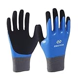 MaoNativey Guantes de Electricista Profesionales 1000V - Guantes Aislantes Eléctricos con Diseño de Goma Antideslizante - Cómodos de Usar - 1 Par
