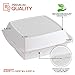 Stock Your Home 8 Inch Clamshell Styrofoam Containers (25 Count) - 3 Compartment Food Containers - Large Carry Out Container for Food - Clamshell Take Out Containers for Delivery, Takeout, Restaurants