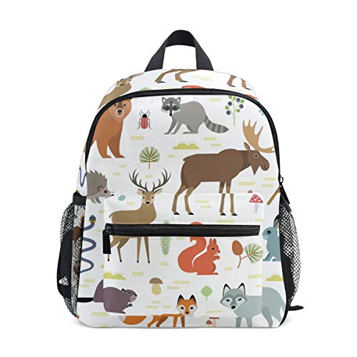 Sac à dos enfants animaux de la forêt idéal pour la maternelle et sorties