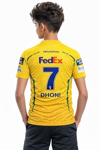 Image of CSK New Jersey 2026 Dhoni for Men&Boys