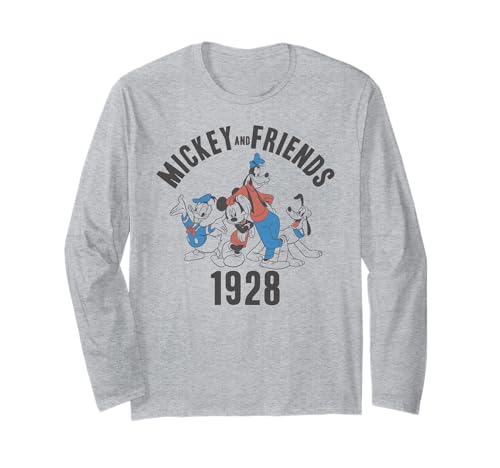 Mickey T-shirt manches longues Disney 1928 pour sorties décontractées