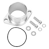 sr20det leistungssteigerung  Duokon Flansch Adapter, 2,1 Zoll Aluminium Turbokompressor Einlassflansch Adapter für SR20DET S13 S14 S15