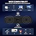 1Mii Computer Speakers for Desktop Laptop Tablet, USB Powered PC Speakers, Small Speakers Wired with Volume Control for Cellphone Pad MP3, Stereo Sound with 3.5mm Audio Plug for Windows Mac Linux PCs