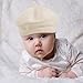 BCOATH Beret Hat Knitted Warm Cap Cream White Fashionable Beret for Boys 6-30 Months Suitable for Spring Autumn Winter