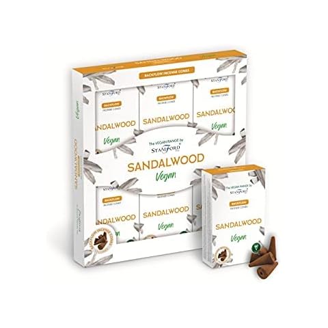GIFT BRIT Vegan Sandalwood Incense Backflow Cones Cover