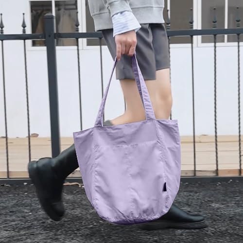 Image of Barsine Tote Bag for Women Unisex Lightweight Nylon Totes Purses and Handbags Large Casual Shoulder Hobo for Travel Gym