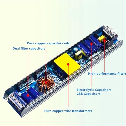 Driver LED 12V 300W compact éliminant le sifflement électrique des plafonds - 4
