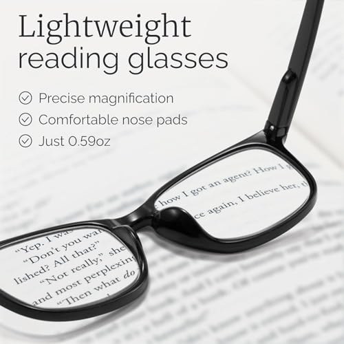 Image of CCVOO Reading Glasses for Women /Men, Eyeglasses, Blue Light Readers for Women /Men, Computer Eye Glasses, Cheaters