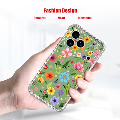 Coque iPhone 17 Pro Max anti-rayures pour éviter les bris d'écran fleurs - 3