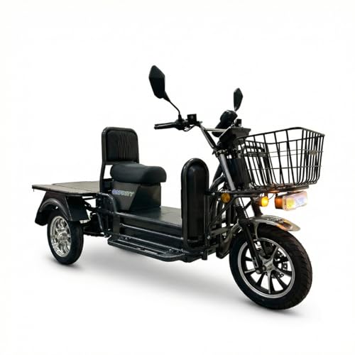 Image of Enfinity Zupiter Neo Low Speed 3 Wheeler Electric Loader Scooter with 60V Lithium-Ion Battery & Charger, 60-70 km Range, 400 kg Weight Capacity, Non-RTO
