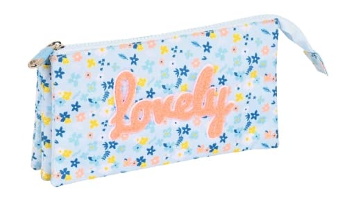 Moos Portatodo Triple, Tejido Reciclable, Lovely, 220X30X120 Mm, Multicolor, Estándar (Safta 812222744)