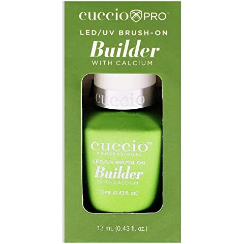 Cuccio Brush on Colour Builder Gel with Calcium LED/UV 13ml Clear Cover