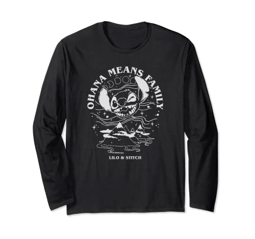 Disney Lilo & Stitch Celestial Ohana Poster Wink Long Sleeve T-Shirt