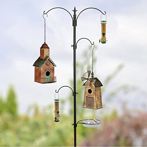 13-H-Metal-Bird-Houses-for-Outside-Hanging-Birdhouses-Outdoor-Windmill 13 H Metal Bird Houses for Outside Hanging Birdhouses Outdoor Windmill