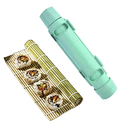 2 unids verde sushi fabricante sushi bazuca vegetales carne rodante herramienta DIY sushi hacer máquina cocina sushi herramienta Cover
