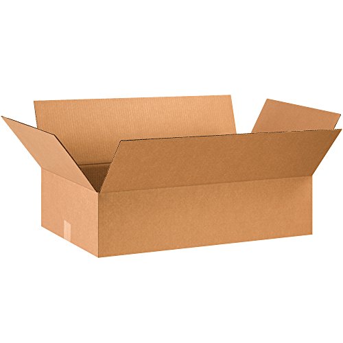 Image of TAPE LOGIC 28x16x7 Flat Corrugated Boxes, Flat, 28L x 16W x 7H, Pack of 20 | Shipping, Packaging, Moving, Storage Box for Home or Business, Strong Wholesale Bulk Boxes